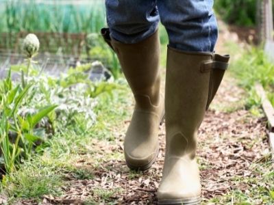 Wide Calf wellington boots