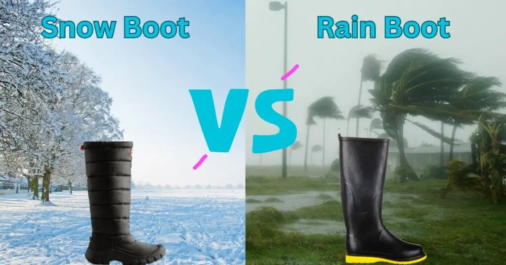 Snow Boots Vs Rain Boots