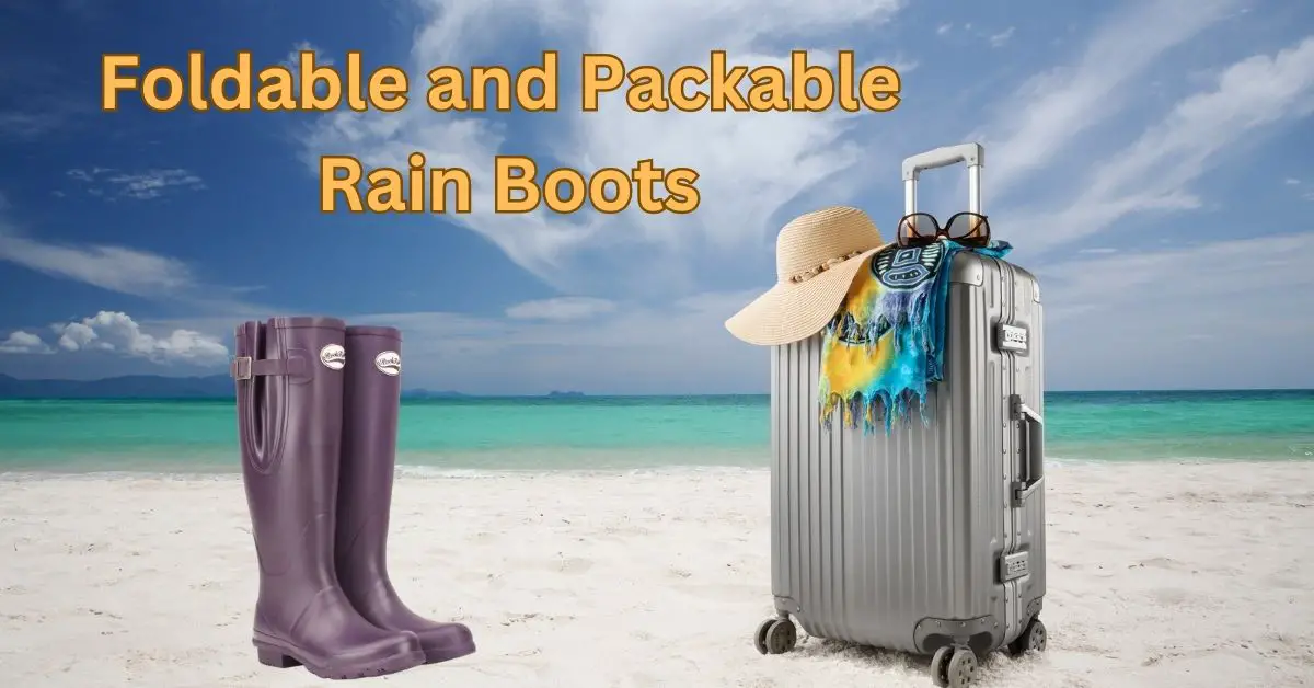 Foldable and Packable Rain Boots
