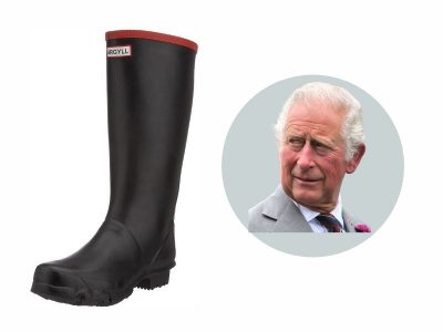 Prince Charles Wears Hunter Argyll boots